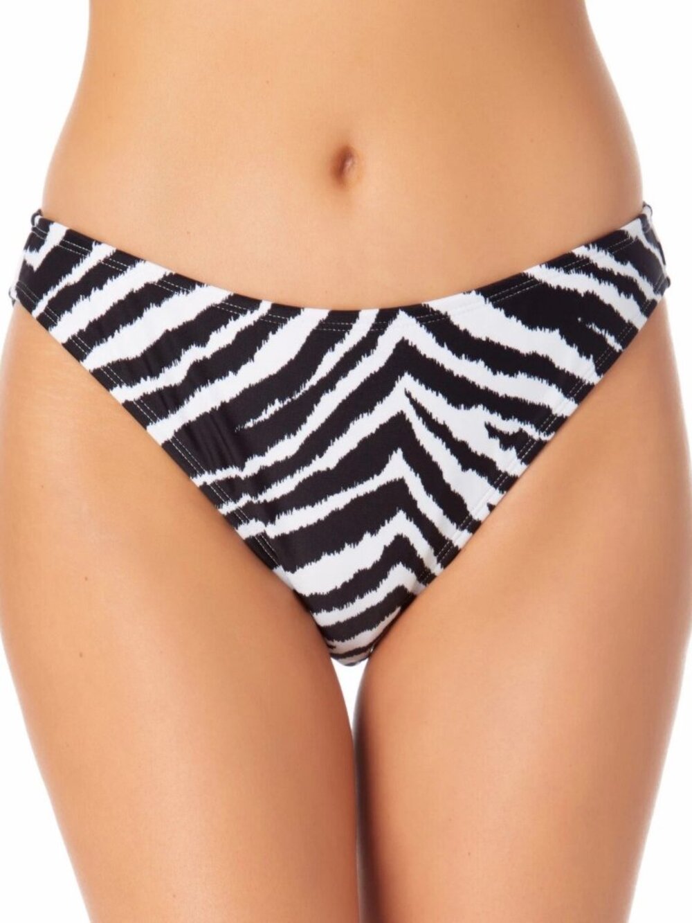 California Waves Junior Zebra Hipster Bikini Bottoms Swimsuit Size XL